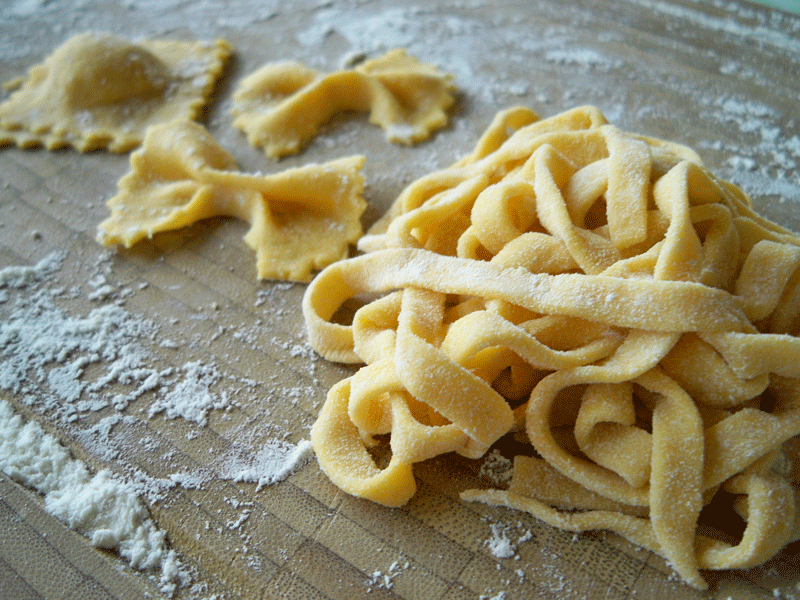 Pasta fresca, tallarines